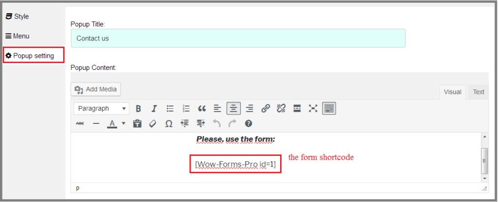Floating menu with the Float Menu Pro plugin