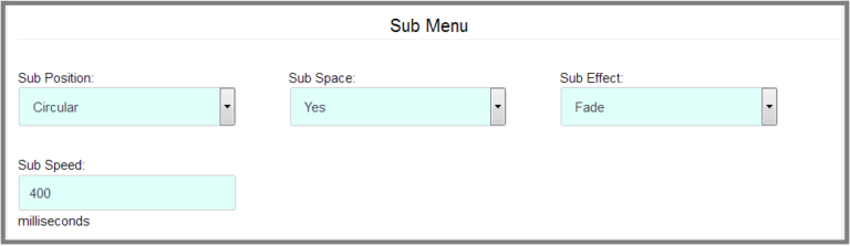 Floating menu with the Float Menu Pro plugin